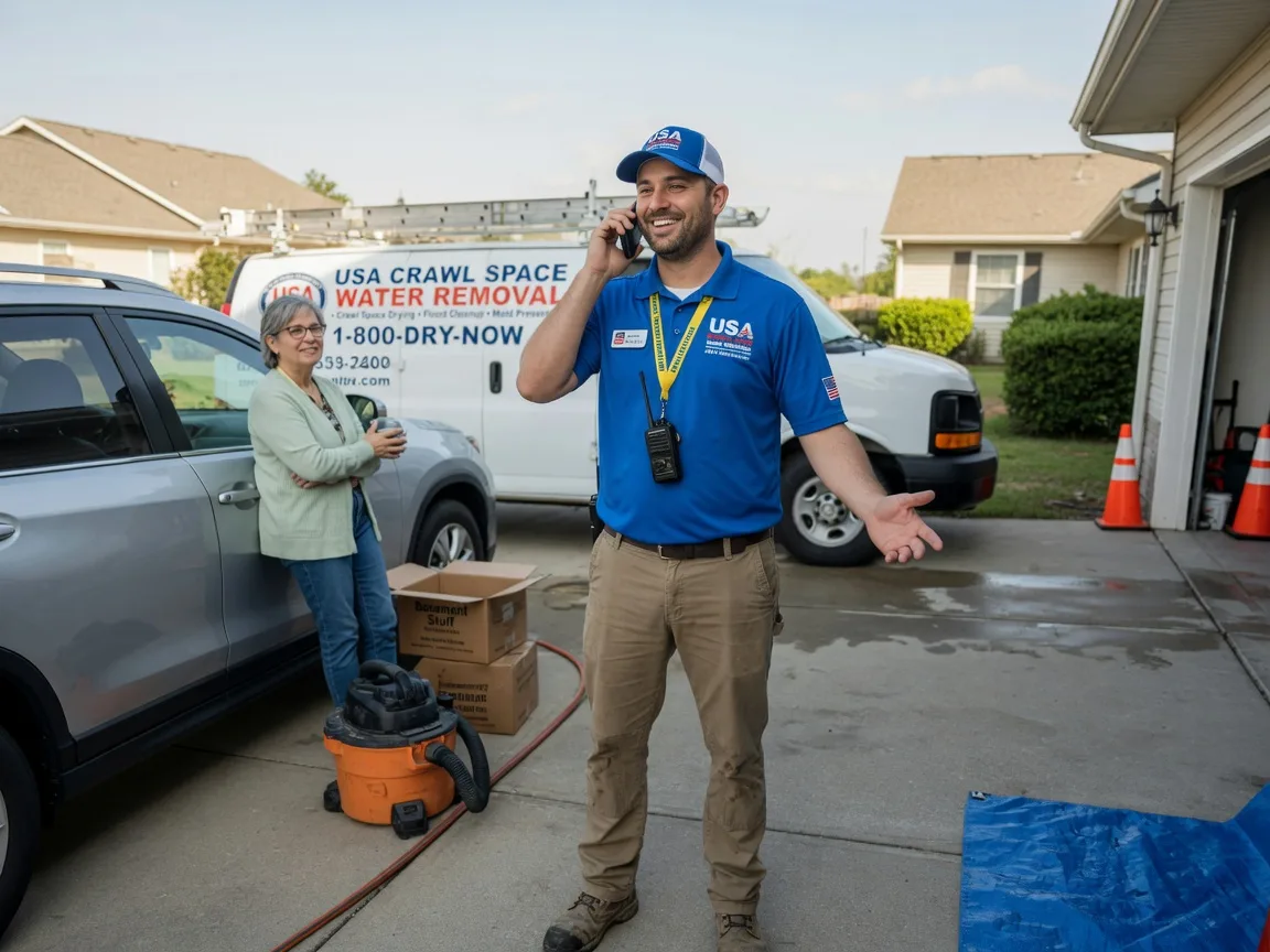Crawl Space Water Removal King William, VA FAQs